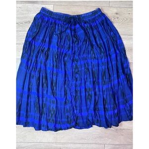 Vintage Mixit Plaid Cotton Maxi Skirt